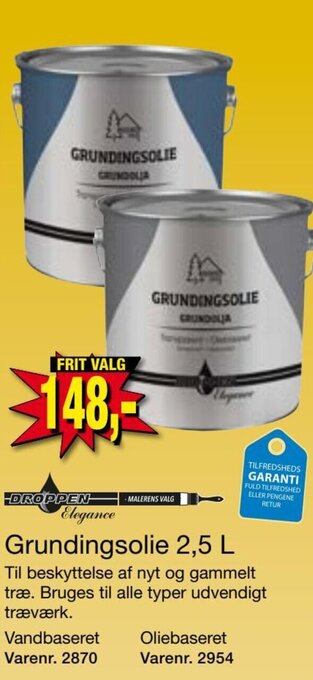 Harald Nyborg Grundingsolie 2,5 L tilbud