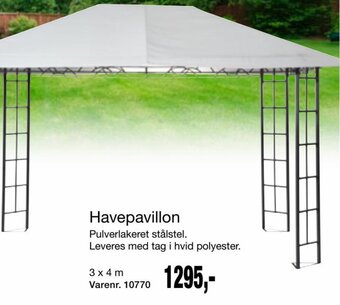 Harald Nyborg Havepavillon tilbud