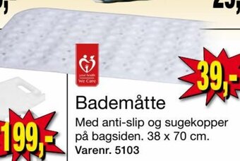 Harald Nyborg Bademåtte tilbud
