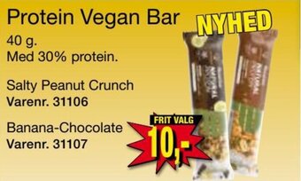 Protein vegan bar