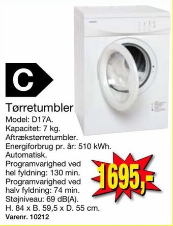Harald Nyborg Tørretumbler tilbud