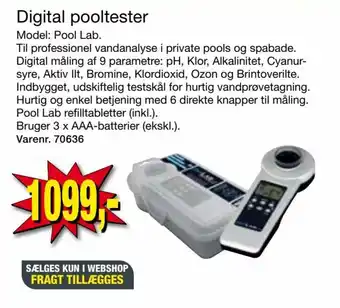 Digital pooltester
