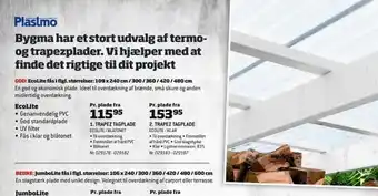 Bygma Trapez tagplade tilbud