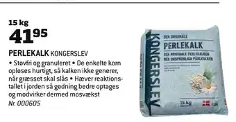 Perlekalk kongerslev