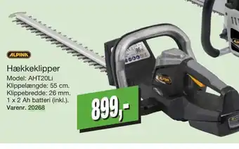 Harald Nyborg Alpina Hækkeklipper tilbud