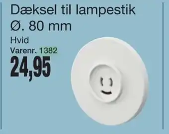 Dæksel til Lampestik