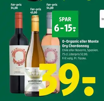 O-organic eller monte ory chardonnay