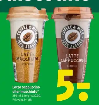 Coop 365 Latte cappuccino eller macchiato tilbud