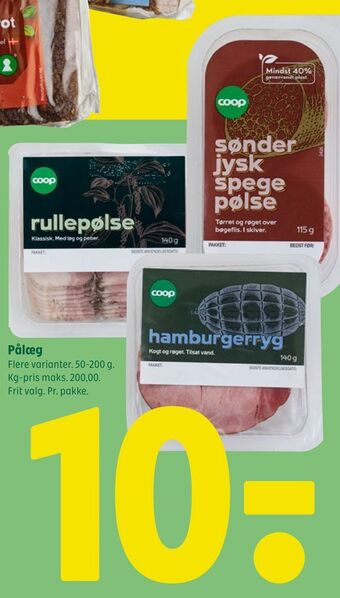 Coop 365 Pålæg tilbud