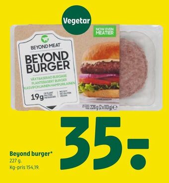 Coop 365 Beyond burger tilbud
