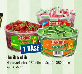 Otto Duborg Haribo slik tilbud
