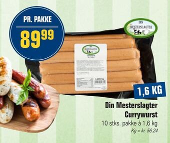 Otto Duborg Din mesterslagter currywurst tilbud