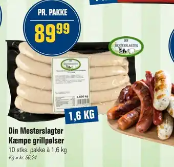Otto Duborg Din mesterslagter kæmpe grillpølser tilbud