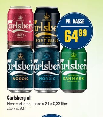 Otto Duborg Carlsberg øl tilbud