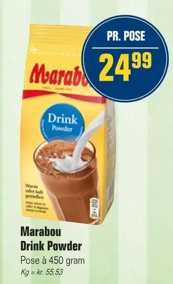 Otto Duborg Marabou drink powder tilbud