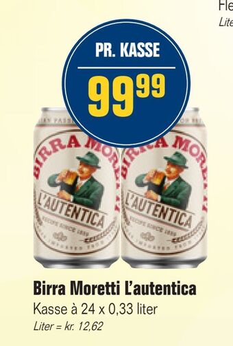 Otto Duborg Birra moretti l'autentica tilbud