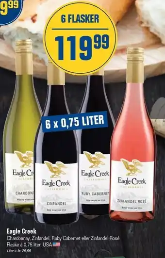Otto Duborg Eagle creek vin - 6 x 0,75 l tilbud