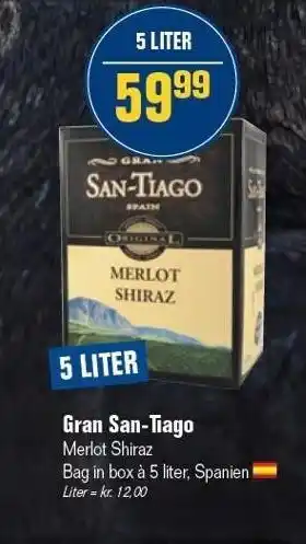 Otto Duborg Gran san-tiago - 5 l tilbud