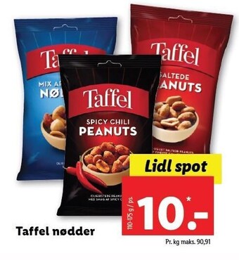 Lidl Taffel nødder tilbud
