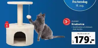 Lidl Kradsetræ til katte tilbud
