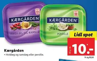 Lidl Kærgården kryddersmør tilbud