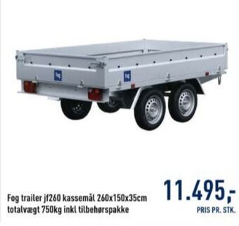 Fog trailer