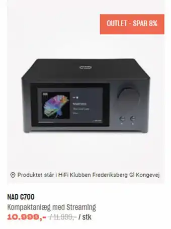 Hi-Fi Klubben Nad C7000 tilbud