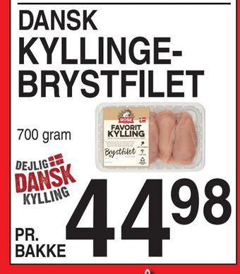 ABC Lavpris Dansk kyllingebrystfilet tilbud