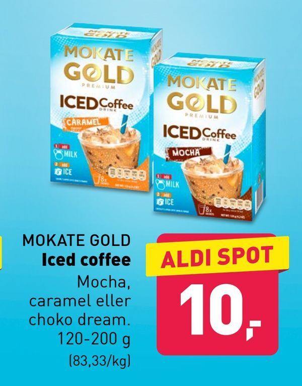 Iced coffee tilbud hos ALDI