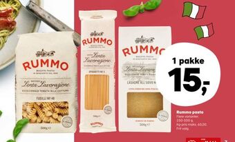 Kvickly Rummo pasta tilbud