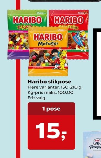 Kvickly Haribo slikpose tilbud