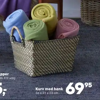 Kvickly Kurv med hank tilbud