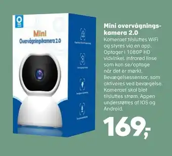 Kvickly Mini overvågningskamera 2,0 tilbud
