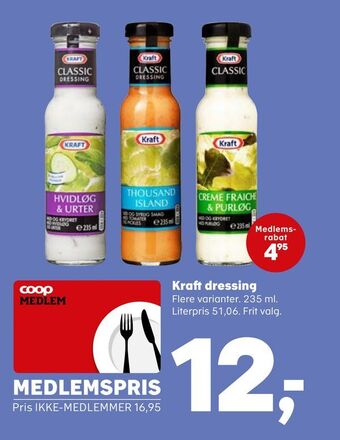 Kvickly Kraft dressing tilbud