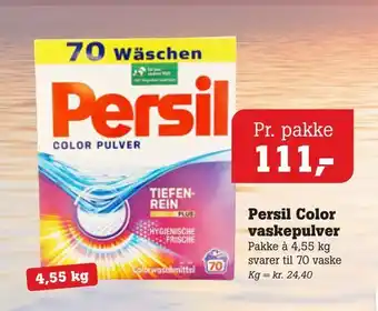 Poetzsch Padborg Persil color vaskepulver tilbud