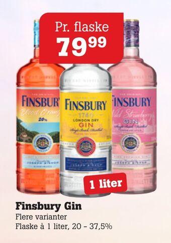 Poetzsch Padborg Finsbury gin tilbud