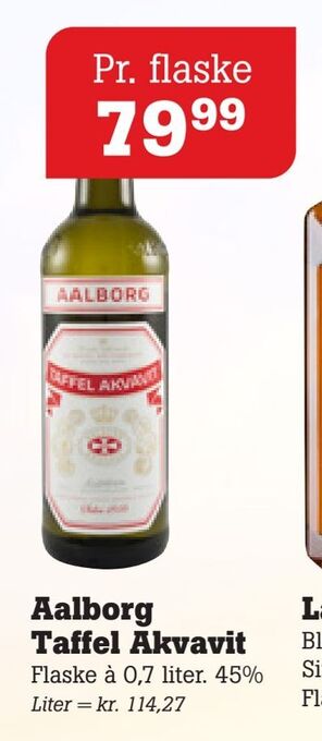 Poetzsch Padborg Aalborg taffel akvavit tilbud