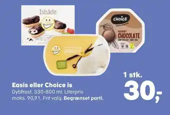 SuperBrugsen Easis eller choice is tilbud