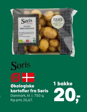 SuperBrugsen Økologiske kartofler fra søris tilbud