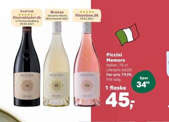 SuperBrugsen Piccini memoro tilbud