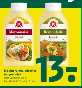 Coop 365 K-salat remoulade tilbud