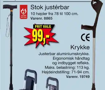 Harald Nyborg Kilberry krykke tilbud