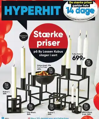Bilka By lassen kubus stager el. kubus bowl tilbud