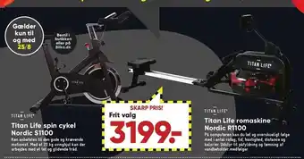 Bilka Titan life spin cykel el. romaskine tilbud