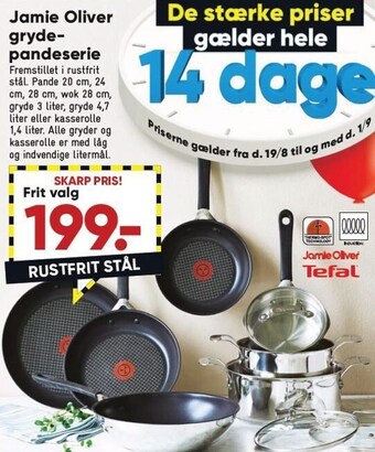 Bilka Jamie oliver grydepandeserie tilbud