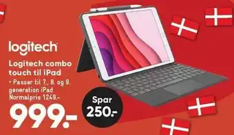 Bilka Logitech combo touch ipad tilbud