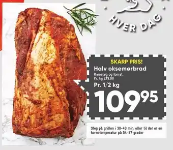 Halv oksemørbrad