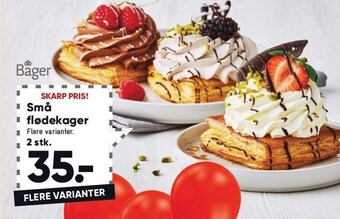 Små flødekager