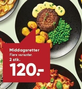 Bilka Middagsretter tilbud