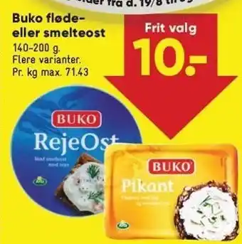 Buko fløde- el. smelteost